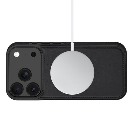 iPhone 17 Pro Max Hoesje 2-in-1 Wallet Book Case MagSafe Zwart