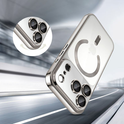 iPhone 17 Pro hoesje magnetische lens bescherming zilver