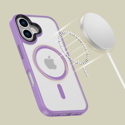 iPhone 16 Hoesje Doorzichtig Magsafe Mauve