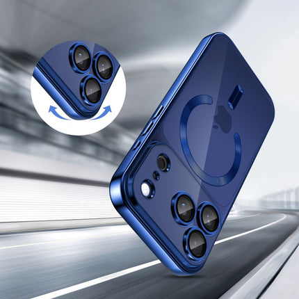 iPhone 17 Pro Max hoesje magnetische lens bescherming diepblauw deep blue