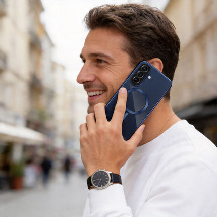 Samsung Galaxy A57 5G Hoesje Magnetic Magsafe Case - NAVY BLUE