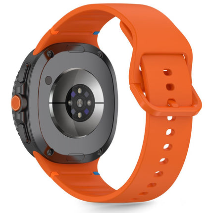 Samsung Galaxy watch 8 Serie 40 / 44 / 46 mm bandje siliconen oranje