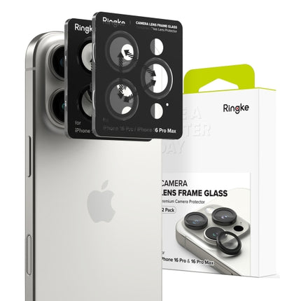 RINGKE CAMERA FRAME PROTECTOR 2-PACK IPHONE 16 PRO / 16 PRO MAX BLACK