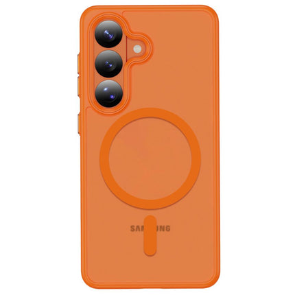 Samsung Galaxy S26 hoesje magsafe matte Case oranje