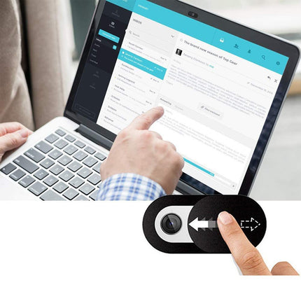 Webcam Cover Privacy Universeel - Laptop Camera Cover Voor Privacy - Smartphone Camera Privacy Beschermer Camera Tablet - Zwart - 3 Stuks
