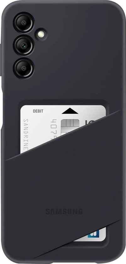 Samsung Card Slot Cover geschikt voor Samsung Galaxy A14 - Zwart
