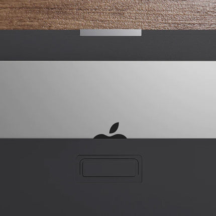 INVZI Lederhülle/Cover mit Standfunktion für MacBook Pro/Air 13"/14" (Schwarz)