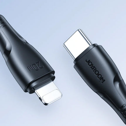 Kabel voor USB-C Lightning 20W 0.25m Joyroom S-CL020A11 (zwart)