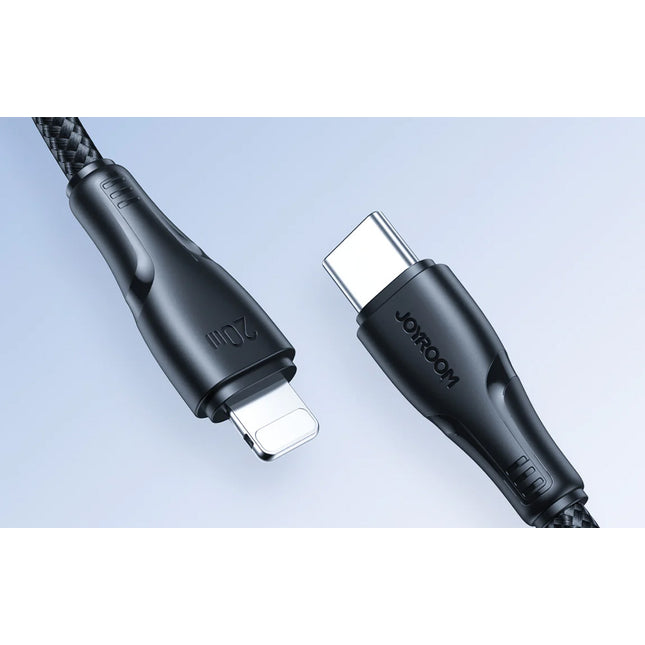 Kabel voor USB-C Lightning 20W 0.25m Joyroom S-CL020A11 (zwart)