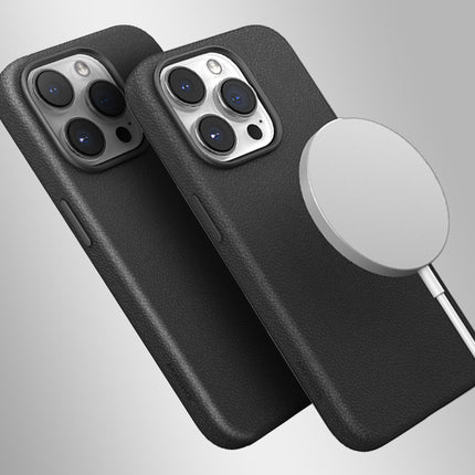 Magnetisch beschermend telefoonhoesje Joyroom JR-BP006 voor iPhone 15 Pro Max (zwart)