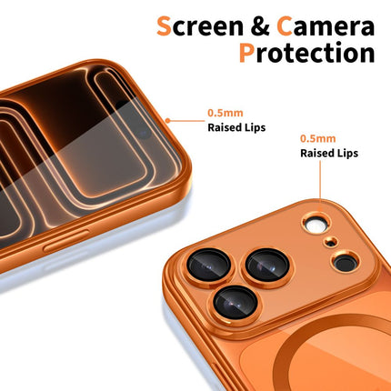 iPhone 17 Pro hoesje magnetische lens bescherming oranje