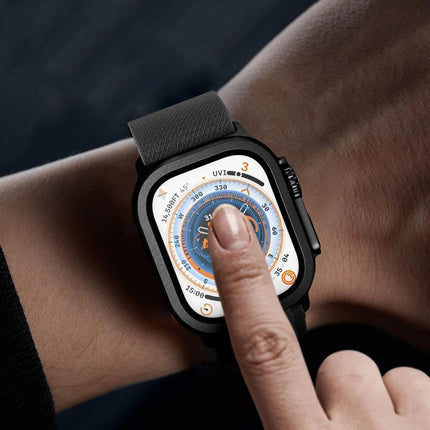 TECH-PROTECT GLASS RING 2-PACK APPLE WATCH ULTRA 1 / 2 / 3 (49 MM) COSMIC ORANGE