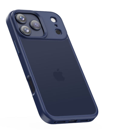 iPhone 17 Pro Max Hoesje Matte Magsafe Deep Blauw