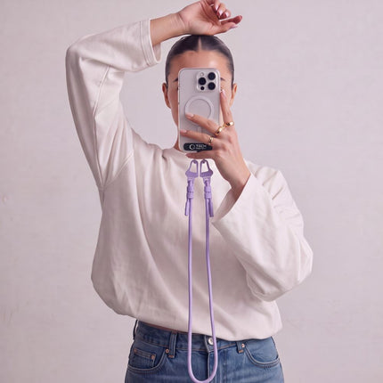 Universal koord geschikt voor elke telefoon LAVENDER