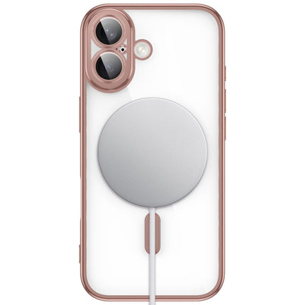 iPhone 17 hoesje magnetische lens bescherming rosegoud