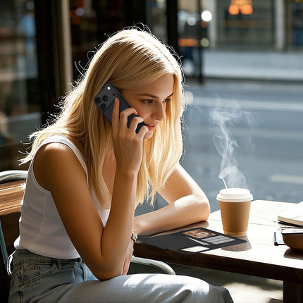 iPhone 17 Pro Max Hoesje 2-in-1 Wallet Book Case MagSafe Zwart