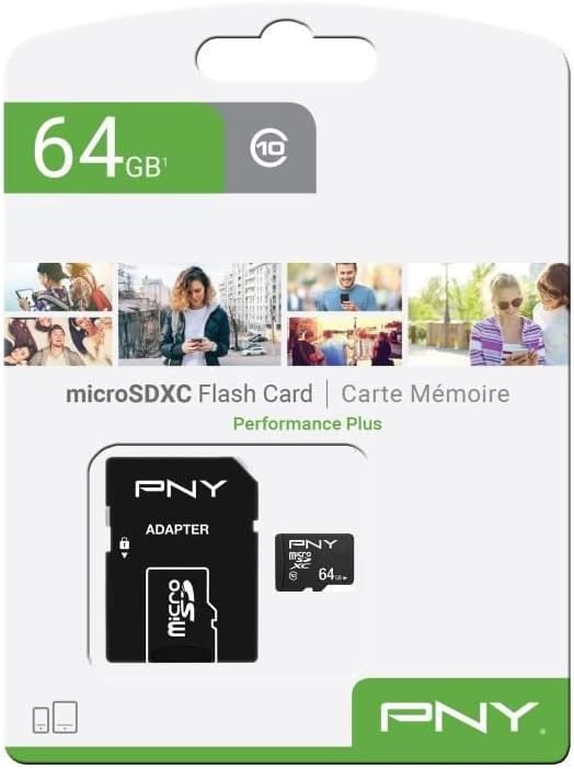 PNY Performance Plus microSDXC card 64GB Class 10