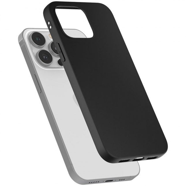 iPhone 13 Pro Max Hoesje Silicone Case Zwart