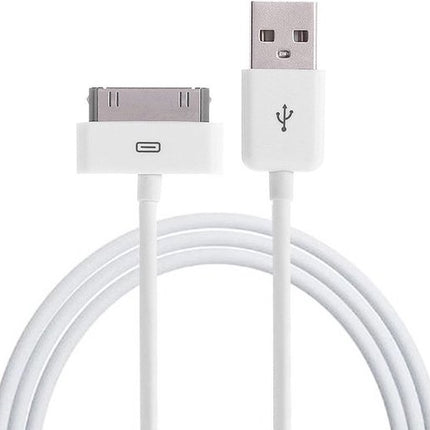 30-pins naar USB Kabel voor Apple iPhone 4 / 4s & iPad 4 / 3 / 2 1.5M Wit