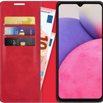 Just in Case Samsung Galaxy A53 Wallet Case Magnetic - Red