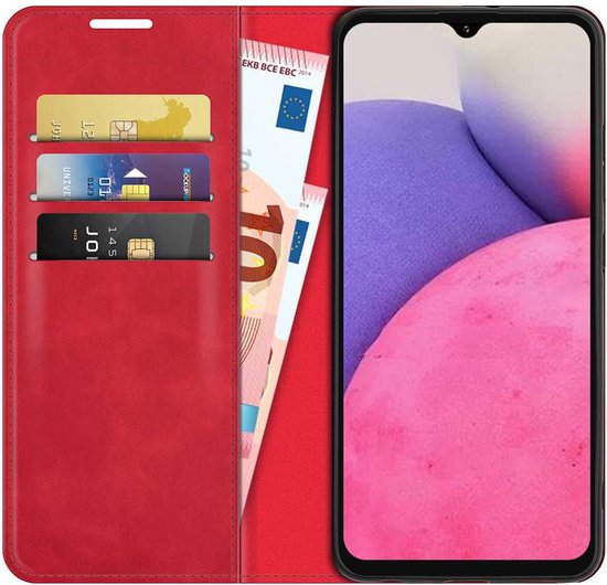 Just in Case Samsung Galaxy A53 Wallet Case Magnetic - Red