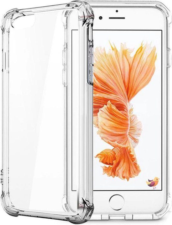 iPhone iPhone SE 2022 / iPhone SE 2020 / iPhone 8 / iPhone 7 Anti-Shock-Hülle Rückseite klar transparent