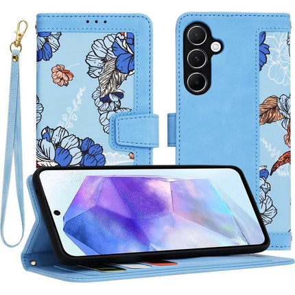 Techsuit FlipCraft Hoesje voor Samsung Galaxy A55 5G – Vibrant Blauw