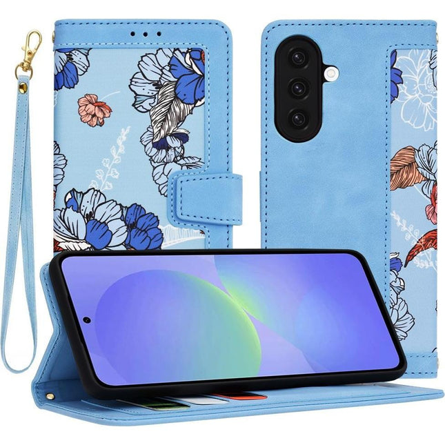 Techsuit FlipCraft Hoesje voor Samsung Galaxy A36 5G – Vibrant Blauw