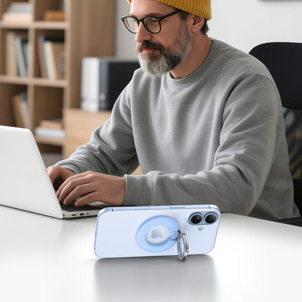 MagSafe magnetische telefoonhouder ring - Blauw
