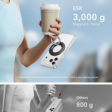 MAGNETIC MAGSAFE PHONE RING BLACK