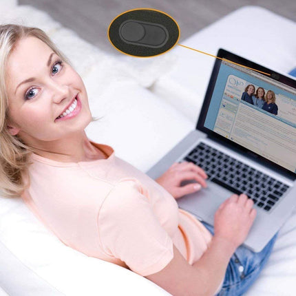 Webcam Cover Privacy Universeel - Laptop Camera Cover Voor Privacy - Smartphone Camera Privacy Beschermer Camera Tablet - Zwart - 3 Stuks