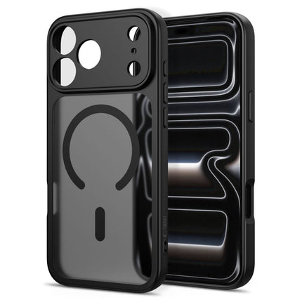 iPhone 17 Pro Max / iPhone 18 Pro Max Hoesje Matte Magsafe Zwart Camera lens protector