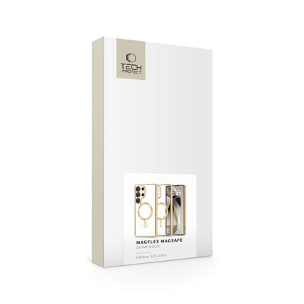 Samsung Galaxy S25 Ultra hoesje goud magsafe Silicone Case transparent