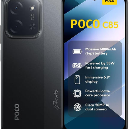 Poco C85 128 GB Black