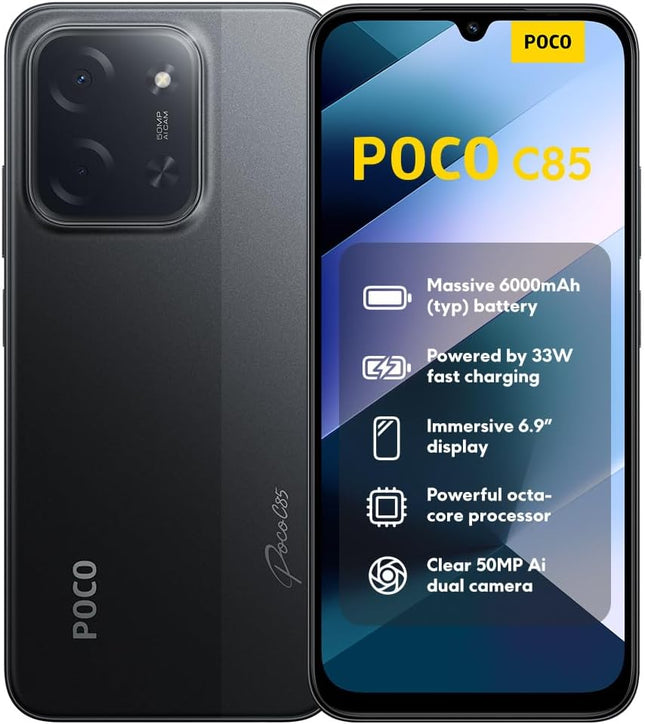 Poco C85 128 GB Black