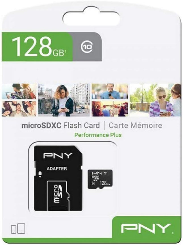 PNY Performance Plus microSDXC card 128GB Class 10