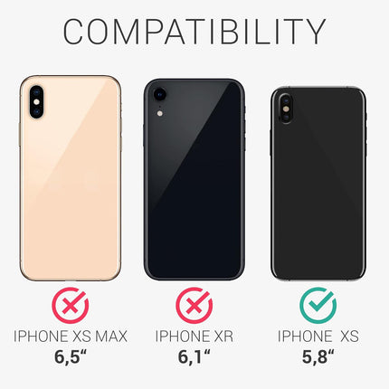 2-in-1 Magnetic Hoesje Case  iPhone X / XS Zwart