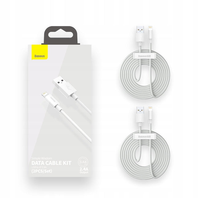 Baseus – 2er-Pack USB-auf-Lightning-iPhone-Kabel – 1,5 m