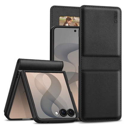 Samsung Z Flip8 Mapje Wallet Case - Zwart