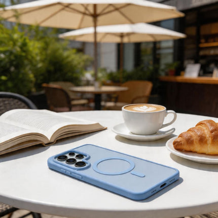 Samsung S26 Ultra - Magnetic Magsafe Case - MATTE SKY BLUE