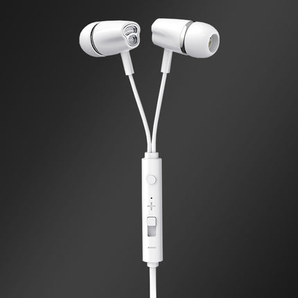 Joyroom JR-EL114 kabelgebundene Ohrhörer (weiß)