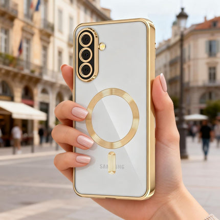 Samsung Galaxy A27 5G - Magnetic Magsafe Case - Shiny Goud