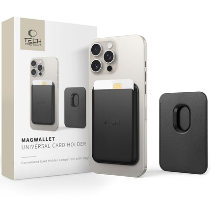 Magnetic MagSafe Card Holder - Zwart