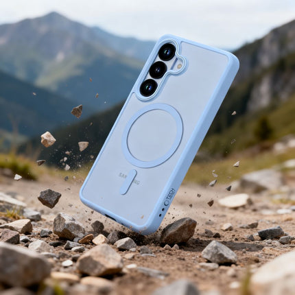 Samsung S26 - Magnetic Magsafe Case - MATTE SKY BLUE
