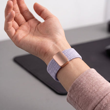 Samsung Galaxy Watch 8-serie 40 / 44 / 46 mm bandje – Periwinkle, nylon, magnetische sluiting