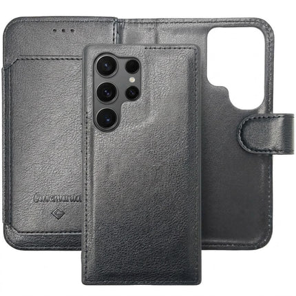 Samsung Galaxy S25 hoesje 2in1 Magneet boekcase wallet zwart mapje