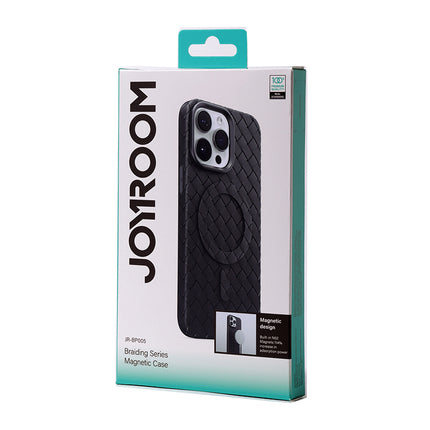 Magnetisch beschermend telefoonhoesje Joyroom JR-BP005 voor iPhone 15 Pro (zwart)