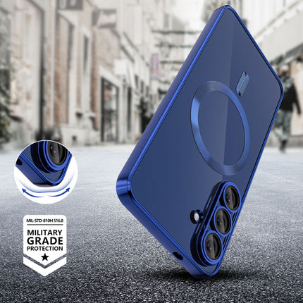 Samsung S25 FE hoesje magsafe blauw