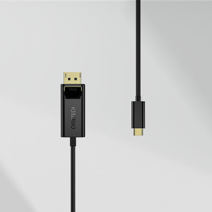 USB-C-zu-DisplayPort-Kabel Choetech XCP-1801BK, unidirektional, 4K, 1,8 m (schwarz)