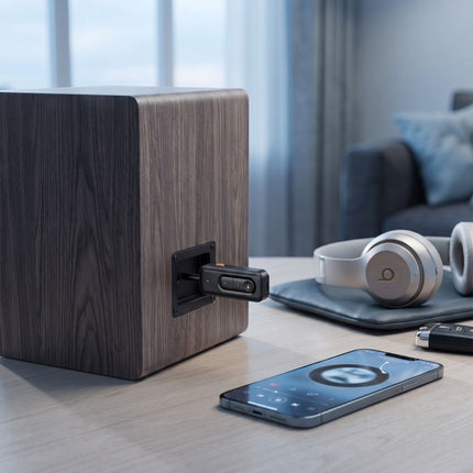 AUDIO ADAPTER AUX BLUETOOTH 6.0 BLACK